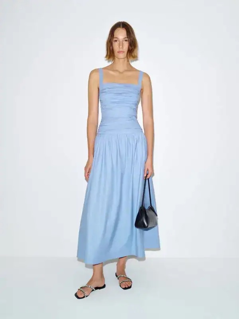 NWT Reformation Nesta Dress in Waterfall (Light Blue), Size 6